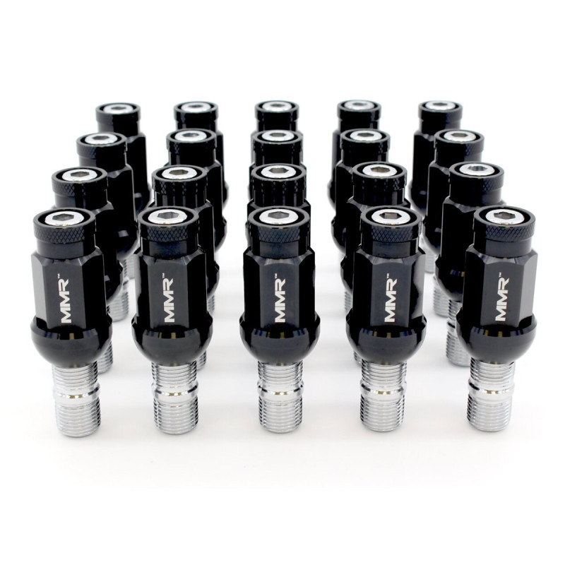 Set de 20 de șuruburi M14x1,25 de 80 mm și 20 de piulițe sferice MMR BMW MINI - MMR37-1501-80B - MMR37-1501-80B - MMR37-1501-80B - 3666618841267